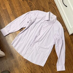 Elegant Lavender Men's Dress Shirt